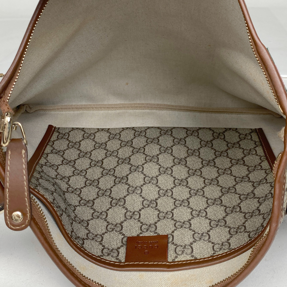 Gucci Gg Pattern Sherry Line Web Messenger Bag Br… - image 7